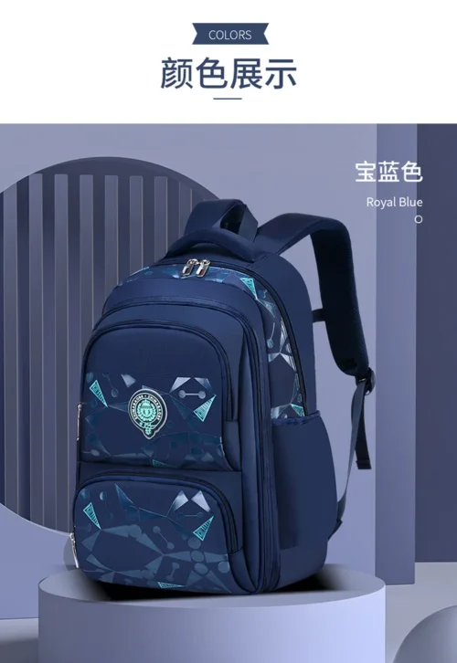 Mochila ortopédica infantil à prova d'água, bolsa para escola primária, para meninos, classe 3 a 6 - Imagem 16