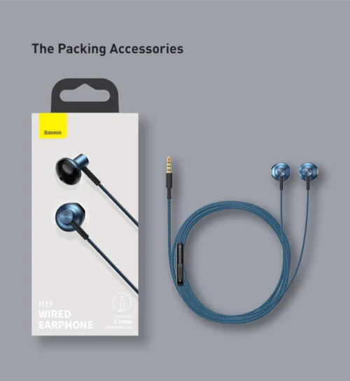 Baseus Bass Sound Fone de ouvido In-Ear Esporte Fones de ouvido com microfone para xiaomi iPhone 6 Samsung Headset fone de ouvido auriculares MP3 - Imagem 22