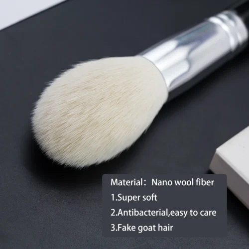 BEILI-Pincéis de maquiagem Big Powder preto, único pincel profissional de fibra de lã, muito macio, Fundação, Destaque, Beleza - Imagem 19