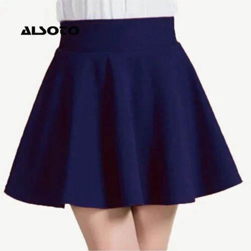 Alsoto 2024 inverno e verão estilo marca feminina saia elástica faldas senhoras midi saia sexy menina mini saias curtas saia feminina - Imagem 5