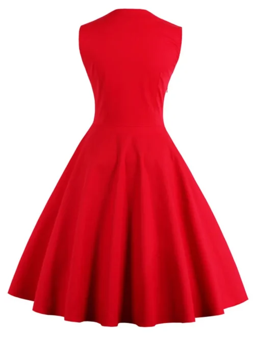 Vestido retrô vintage rockabilly feminino, balanço de ponto, pin up, vestidos de festa, túnica elegante, casual, vintage, S-5XL, 50s, 60s - Imagem 15