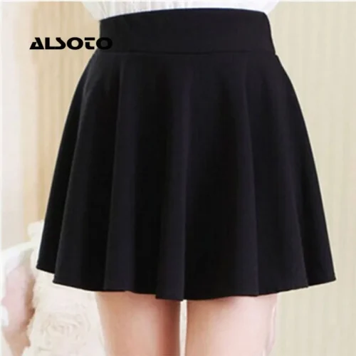 Alsoto 2024 inverno e verão estilo marca feminina saia elástica faldas senhoras midi saia sexy menina mini saias curtas saia feminina - Imagem 10