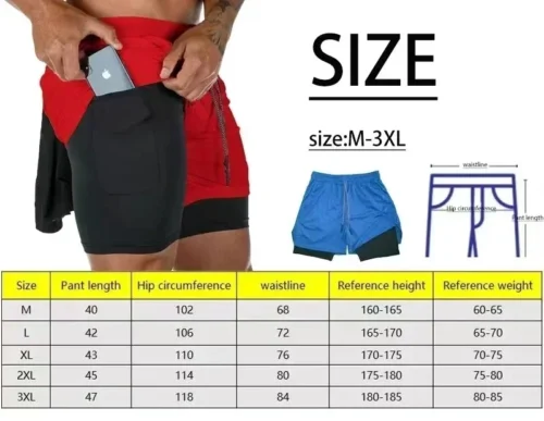 Calções de Anime Performance Masculina, Estampada Toji, Ginásio, Casual, Esportes, Treino, Corrida, Malha, Calça curta esportiva 2 em 1 - Imagem 23