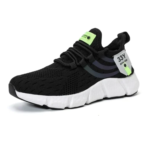 Tênis casuais verão respirável sapatos esportivos leve malha ao ar livre tênis de corrida atlético jogging tenis sapatos caminhada - Imagem 11