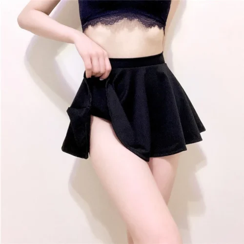 Moda sexy mini saia de verão saias femininas cintura alta saia plissada para menina saias de tênis coreano sexy senhora all-match roupas - Imagem 4