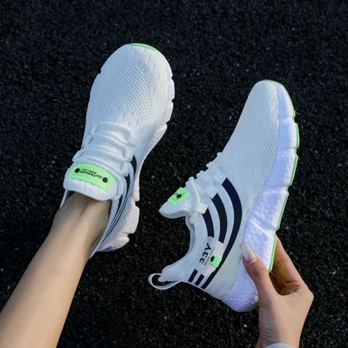 Tênis casuais verão respirável sapatos esportivos leve malha ao ar livre tênis de corrida atlético jogging tenis sapatos caminhada - Imagem 19
