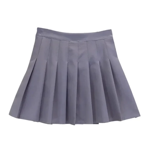Moda feminina saia estilo preppy saias xadrez cintura alta chique estudante saia plissada harajuku uniformes senhoras meninas saias de dança - Imagem 5