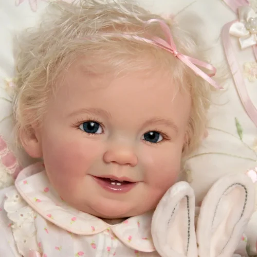 Boneca Reborn com Cabelo 3D Pintado, 20”, Fofa, Presente Perfeito e Brinquedo para Crianças - Imagem 9