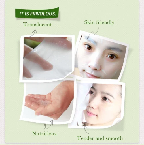 Máscara Facial Natural Planta, Controle de Óleo Hidratante, Anti-Envelhecimento, Fruit Aloe, Folha Coreano, Máscara Facial, Beleza, Produtos De Cuidados Com A Pele, 10Pcs - Imagem 24