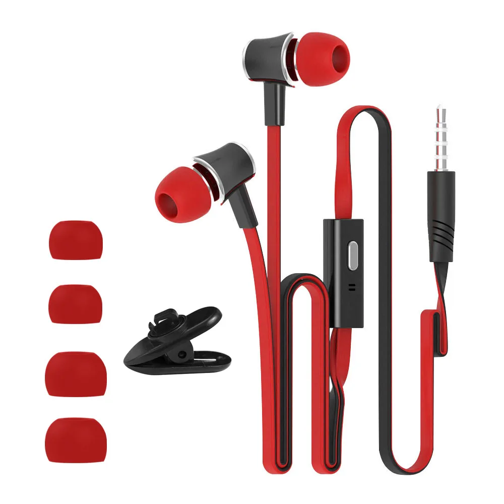 Fone de ouvido esportivo com microfone, fone de ouvido para iphone, xiaomi, huawei, fone de ouvido 3,5mm