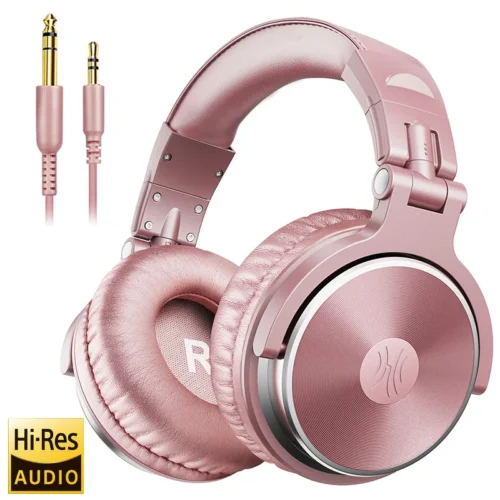 Oneodio pro 10 com fio dj fones de ouvido baixo estéreo gaming headset com microfone para telefone estúdio monitor fone para gravação - Imagem 8