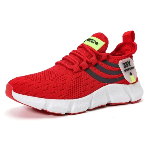 Tênis casuais verão respirável sapatos esportivos leve malha ao ar livre tênis de corrida atlético jogging tenis sapatos caminhada - Imagem 7