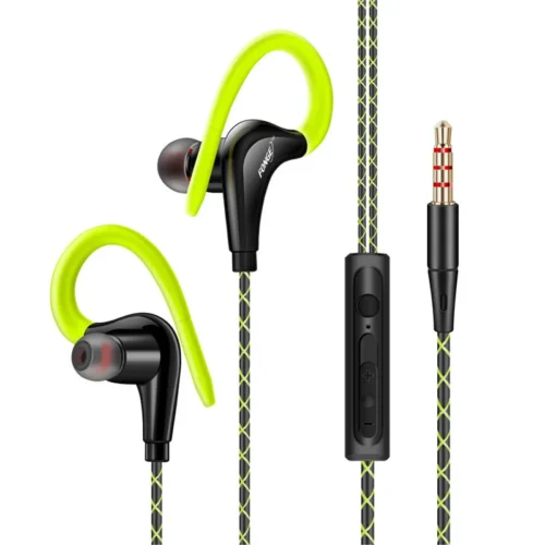 Fone de ouvido esportivo com microfone, fone de ouvido para iphone, xiaomi, huawei, fone de ouvido 3,5mm - Imagem 9