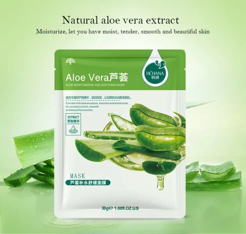 6/12 pçs frutas máscara facial hidratante controle de óleo endurecimento aloe coreano cosméticos folha máscara facial beleza cuidados com a pele projetos - Imagem 16