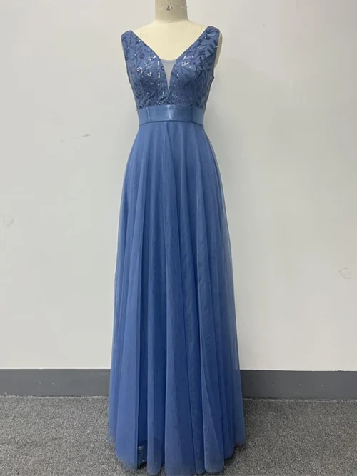 Vestido de festa para as mulheres elegante, sem costas maxi lantejoulas vestido de verão - Imagem 37