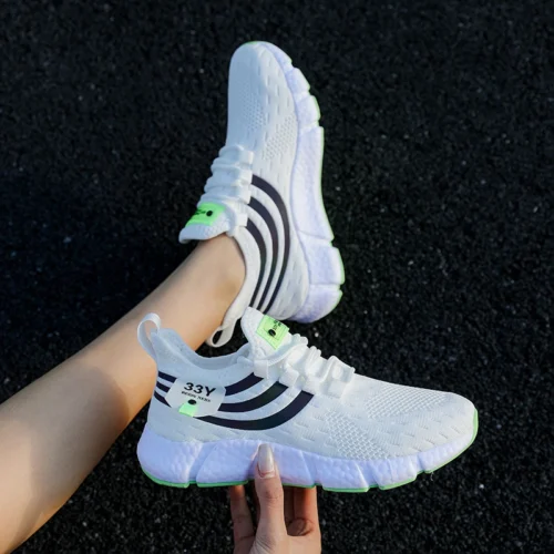 Tênis casuais verão respirável sapatos esportivos leve malha ao ar livre tênis de corrida atlético jogging tenis sapatos caminhada - Imagem 17