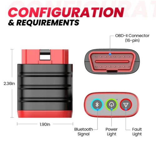 THINKCAR THINKDIAG MINI Auto OBD2 Bluetooth Scanner Sistema Completo Diagnóstico Todos os Carros Vitalício Gratuito Ferramenta de Diagnóstico Automotivo - Imagem 20