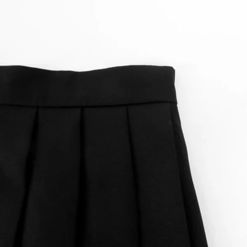 Sexy mini saia feminina novo verão preto moda zíper partywear casual magro saia plissada elegante versátil sexy saia feminina - Imagem 14