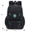 Mochila ortopédica infantil à prova d'água, bolsa para escola primária, para meninos, classe 3 a 6 - Black large