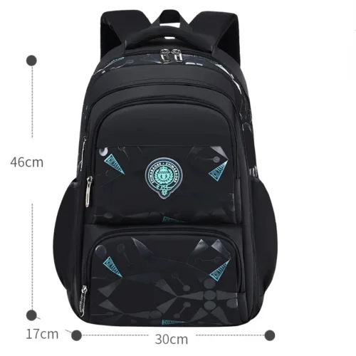 Mochila ortopédica infantil à prova d'água, bolsa para escola primária, para meninos, classe 3 a 6 - Imagem 6