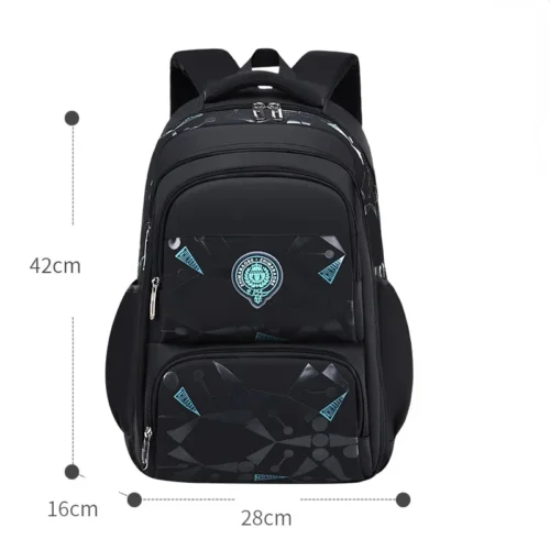 Mochila ortopédica infantil à prova d'água, bolsa para escola primária, para meninos, classe 3 a 6 - Imagem 7