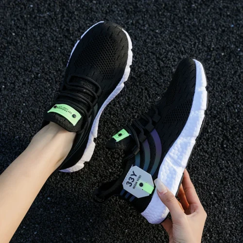 Tênis casuais verão respirável sapatos esportivos leve malha ao ar livre tênis de corrida atlético jogging tenis sapatos caminhada - Imagem 29