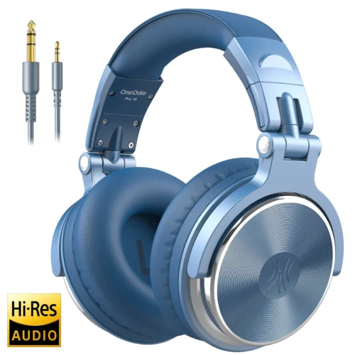 Oneodio pro 10 com fio dj fones de ouvido baixo estéreo gaming headset com microfone para telefone estúdio monitor fone para gravação - Imagem 12