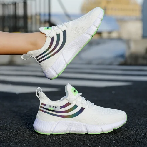 Tênis casuais verão respirável sapatos esportivos leve malha ao ar livre tênis de corrida atlético jogging tenis sapatos caminhada - Imagem 25