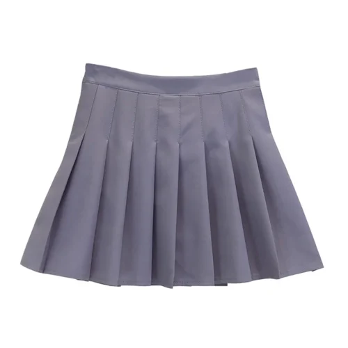 Moda feminina saia estilo preppy saias xadrez cintura alta chique estudante saia plissada harajuku uniformes senhoras meninas saias de dança - Imagem 15