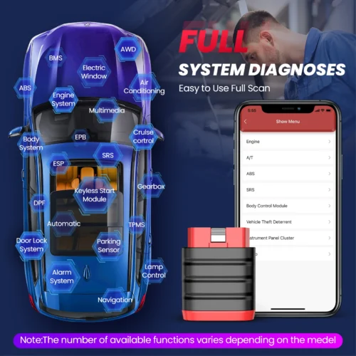 THINKCAR THINKDIAG MINI Auto OBD2 Bluetooth Scanner Sistema Completo Diagnóstico Todos os Carros Vitalício Gratuito Ferramenta de Diagnóstico Automotivo - Imagem 14