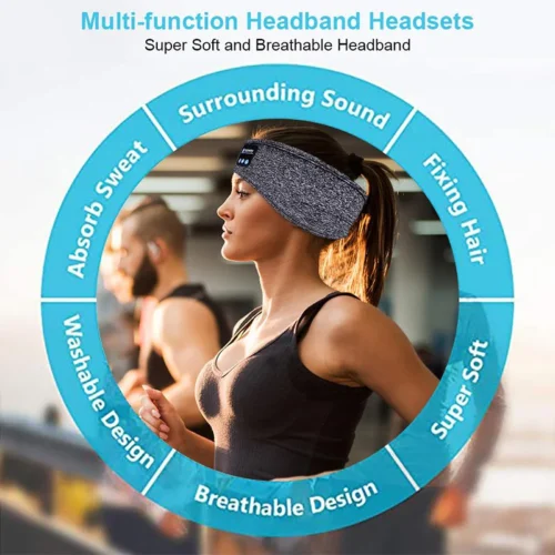 sem fio bluetooth fone de ouvido esportes sono bandana máscara para os olhos fone bluetooth fones ar pro sem fio - Imagem 3