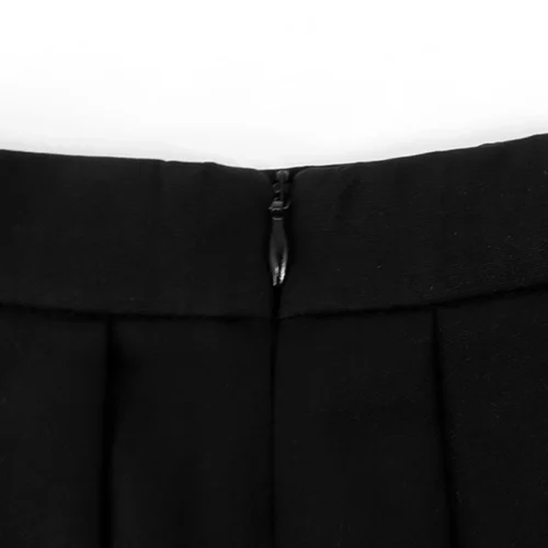 Sexy mini saia feminina novo verão preto moda zíper partywear casual magro saia plissada elegante versátil sexy saia feminina - Imagem 15