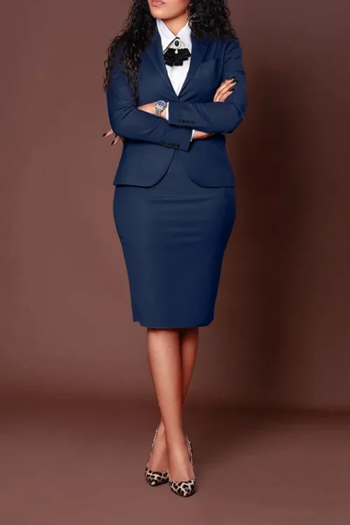 Bwq conjunto feminino manga cheia botão blazer + saias terno 2025 inverno casual streetwear dois 2 peças conjunto áfrica ol roupas de trabalho - Imagem 18