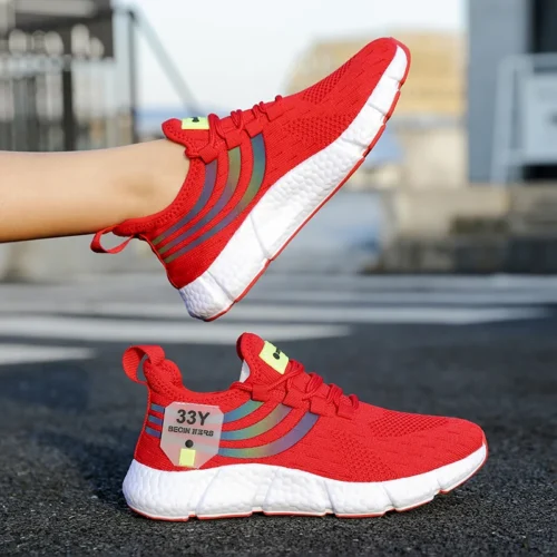 Tênis casuais verão respirável sapatos esportivos leve malha ao ar livre tênis de corrida atlético jogging tenis sapatos caminhada - Imagem 21