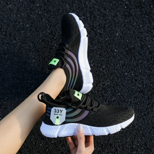 Tênis casuais verão respirável sapatos esportivos leve malha ao ar livre tênis de corrida atlético jogging tenis sapatos caminhada - Imagem 27