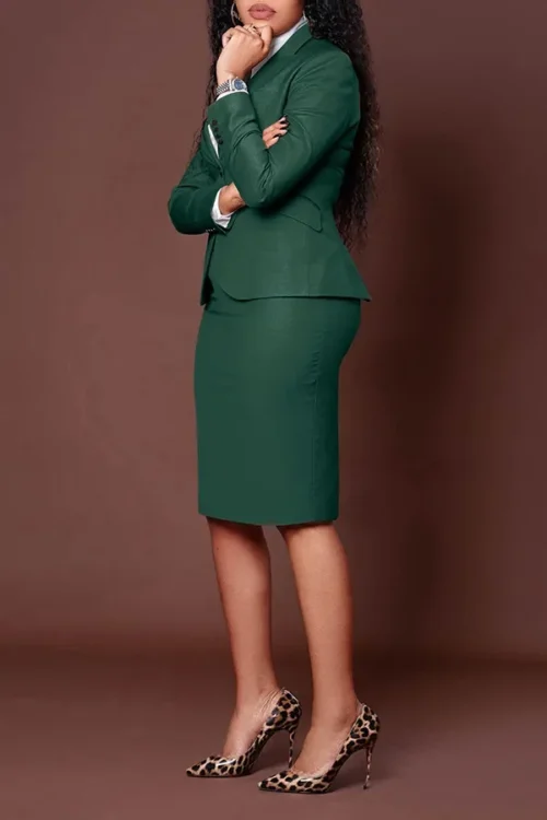 Bwq conjunto feminino manga cheia botão blazer + saias terno 2025 inverno casual streetwear dois 2 peças conjunto áfrica ol roupas de trabalho - Imagem 22