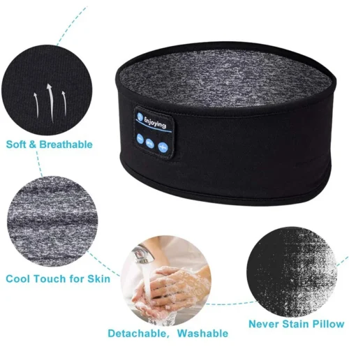 sem fio bluetooth fone de ouvido esportes sono bandana máscara para os olhos fone bluetooth fones ar pro sem fio - Imagem 5
