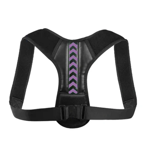 Corretor ajustável da postura do ombro traseiro, clavícula, suporte da espinha, remodelar seu corpo, casa, escritório, esporte, parte superior das costas, cinta de pescoço - Imagem 7