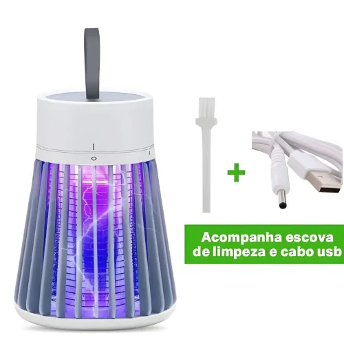 Luminárias Repelente Luz Violeta Mosquiteiro Elimina Mosquitos e Insetos Repelente De Tomada - Imagem 5