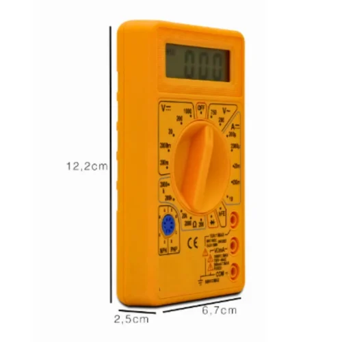 Multimetro Digital Profissional Cabo Multi Teste Portátil - Imagem 5