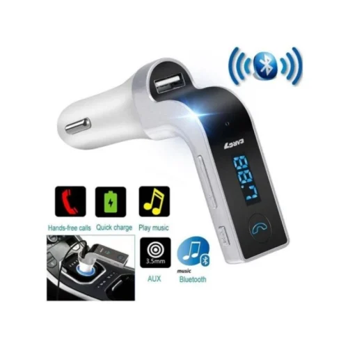 Carregador Para Carro, Veicular Bluetooth, Fm Transmissor G7 Mp3 - Imagem 3