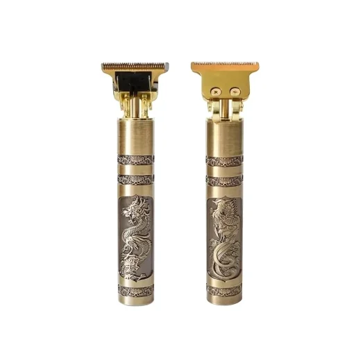 Máquina De Cortar Cabelo Para Barba Masculina Aparador Profissional barbeador acabamento Sem Fio Portátil T9 - Imagem 5