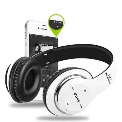 Fone De Ouvido Bluetooth P47 Wireless 5.0 Headphone Micro Sd - Imagem 3