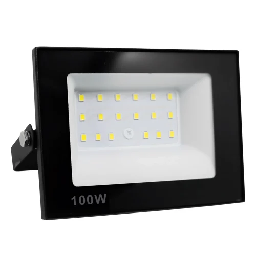 Refletor Led 100w Holofote Bivolt Prova Dágua Luz Forte - Imagem 5