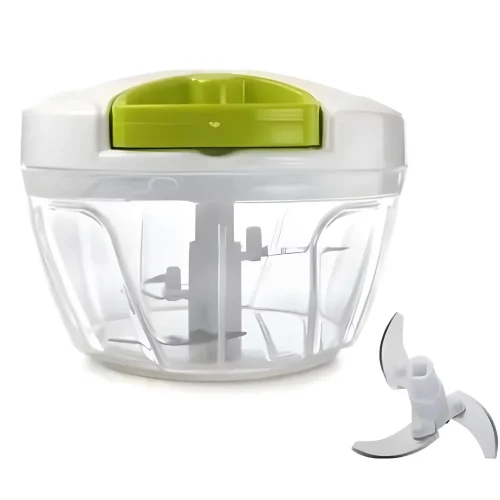 Processador Manual Triturador de Alimentos Com 3 Laminas 500 ml - Imagem 6