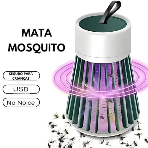 Luminárias Repelente Luz Violeta Mosquiteiro Elimina Mosquitos e Insetos Repelente De Tomada - Imagem 3