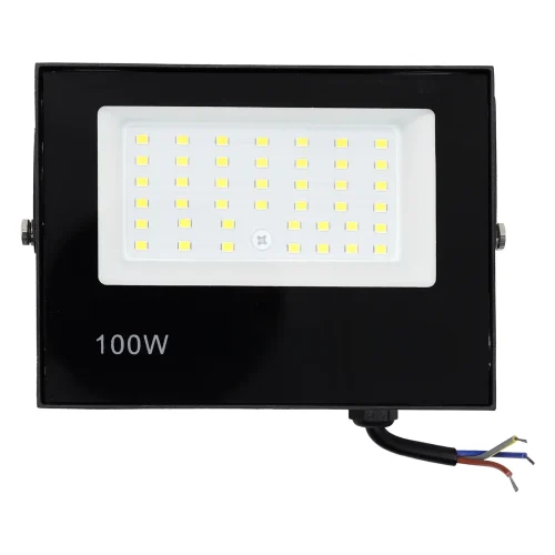 Refletor Led 100w Holofote Bivolt Prova Dágua Luz Forte - Imagem 6