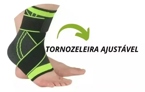 Tornozeleira Ortopédica Compressão Estabilizadora Ajustável - Imagem 5