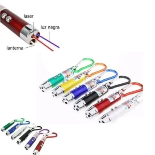 SKYTUR Chaveiro Laser Lanterna Led - 3 em 1 - ENVIO RÁPIDO PARA TODO O BRASIL - Imagem 6