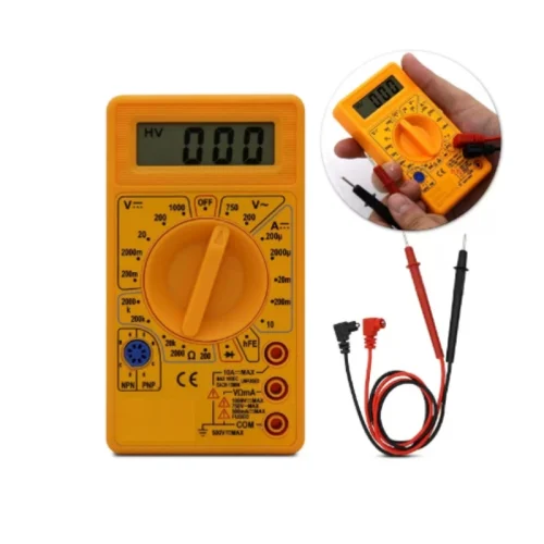 Multimetro Digital Profissional Cabo Multi Teste Portátil - Imagem 3